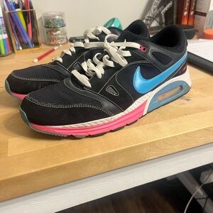2011 Air Max Lunarlon Black/Chlorine Blue-Anthracite-Spark